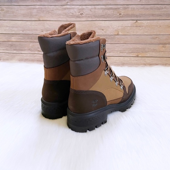 Timberland Women’s Cortina Valley Waterproof Warm Lined Wheat Boots - Picture 2 of 7
